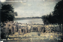 1946-San-Bartolo-en-1946-Presidente-Muncipal-de-Tuxtepec-llegando-a-San-Bartolo-para-hacer-declaratoria-de-Agencia-Municipa